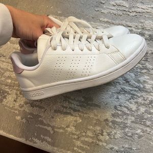 Adidas Advantage Perforated Stripe Sneaker